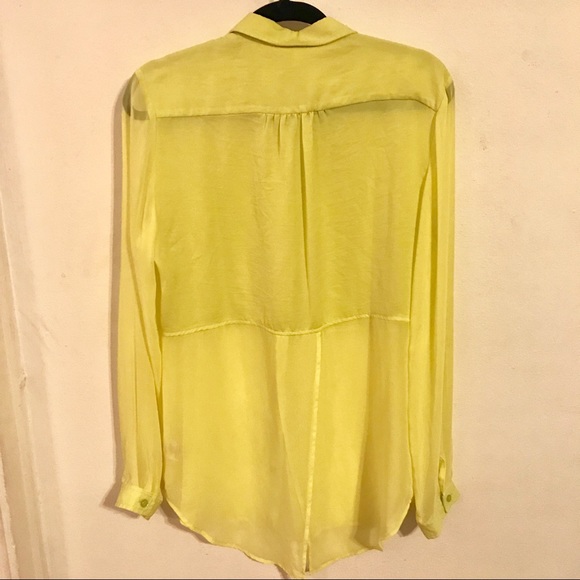 FREE PEOPLE sheer button down blouse - Picture 7 of 7